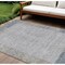 Homeroots 9' X 12' Taupe Beige And Blue Geometric Washable Indoor Outdoor Area Rug 582000 - alternate 1