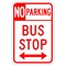 Sign Solutions Usa Parking Sign, 12 in W, Aluminum Sign, White DUS10DWT1218R7-107 - alternate 1