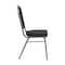 Flash Furniture HERCULES Series Crown Back Stacking Banquet Chair in Black Fabric - Silver Vein Frame FD-C01-SILVERVEIN-BK-BK-GG - alternate 7