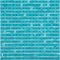 Apollo Tile Skosh 11.6in x 11.6in Glossy Turqouise Green Glass Mosaic Wall and Floor Tile 18.69 sqft/case, 20PK APLNB88GN432A - alternate 1