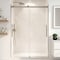 Anzzi Stellar 51 to 54 in. x 76 in. Sliding Frameless Shower Door in Brushed Nickel with Tempered Glass SD-FRLS05903BN - alternate 8