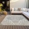 Homeroots 10' X 14' Beige Ivory And Gray Oriental Washable Indoor Outdoor Area Rug 596613 - alternate 8