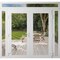 Vdomdoors Front Exterior Prehung Metal-Plastic Double Doors Clear Glass / MANUX 8666 White Silk / Office Comm MANUX8666DEXD-WS-W12+72+12xH80+14-RH-I - alternate 1