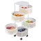 Home-Complete Kitchen Storage Rolling Cart with Wheels 5 Tier Rotating Baskets for Pantry, Bathroom, or Craft Room 83-106-W - alternate 9