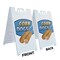 Signmission Corn Dogs, A-Frame & 2 Decals Installed, Heavy-Duty Plastic Frame SBHD-D-2436-Corn Dogs - alternate 5