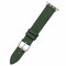 Elegani Band Compatible with Apple Watch 38mm, Dark Green, Silver, Black, Yellow Gold, Rose Gold Buckle SVLTQR-DGRN-38 - alternate 1
