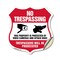 Signmission No Trespassing Shield Sign This Property, 12 Inch X 12 Inch, Vinyl Decal SHI-D-12-409 - alternate 1