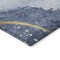 Homeroots 3' X 5' Blue And Gold Abstract Washable Indoor Outdoor Area Rug 611330 - alternate 6