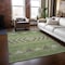 Homeroots 5' X 8' Green Taupe And Ivory Southwestern Washable Indoor Outdoor Area Rug 613898 - alternate 8