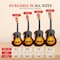 Pyle Beginner Acoustic Guitar Kit, 1/2 Junior Size All Wood Instrument with Full Accessory Kit, Picks PGACLS40SBD - alternate 4