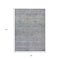 Homeroots 8' X 10' Plum And Silver Oriental Washable Indoor Outdoor Area Rug 631134 - alternate 7
