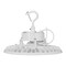 Ledvance/ Sylvania UFOHghBay, Wht, ValuClss, 1113/16inL UFOHIBA3A/S150UNVD8SC7/WH - alternate 8