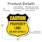 Signmission No Spray Shield Sign Caution Property Li, 12 Inch X 12 Inch, Aluminum Metal Sign SHI-A-12-404 - alternate 5
