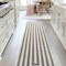 Jonathan Y Bandol Modern Classic Mitre Stripe Gray/Ivory 2 ft. x 8 ft. Runner Rug MOH211E-28 - alternate 8