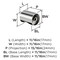 Amerock Whistle 11/16 inch (18mm) Diameter Polished Chrome Cabinet Knob, 25PK 25VMP3702626 - alternate 4