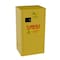 Jamco Hazardous Material Storage Cabinet, 18 gal, 2 Shelves, Steel, 23 in W x 44 in H x 18 in D, Yellow BA18YP - alternate 1