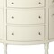 Homeroots 41in White Solid Wood Five Drawer Sideboard with Two Doors 389788 - alternate 6