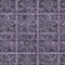 Homeroots 8' X 10' Purple Plum And Charcoal Medallion Washable Indoor Outdoor Area Rug 589311 - alternate 7