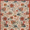 Homeroots 8' X 11' Red Gold Teal Blue And Green Floral Indoor Outdoor Area Rug 548094 - alternate 6