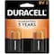 Duracell Coppertop 9V Alkaline Battery, 9V DC, PK2 MN1604B2Z - alternate 1