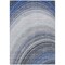Homeroots 9' X 12' Denim Blue And Navy Blue Abstract Washable Indoor Outdoor Area Rug 577293 - alternate 8