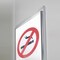 Acrimet Wall Mount Sign Holder Letter Size A5 Clear Crystal Plastic Self Adhesive, 2PK 875.5 - alternate 8