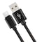 Sanoxy Braided USB-A-USB Type C Fast Charging Data Sync USB-C to USB-A 2.0 Cable 6ft Black SNX-CABLE6 - alternate 5