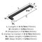 Amerock Monument 6-5/16 inch (160mm) Center-to-Center Oil-Rubbed Bronze Cabinet Pull, 25PK 25VMP36572ORB - alternate 6