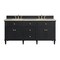 James Martin Vanities Lorelai 72" Double Vanity, Black Onyx, w/ 3 CM Tajnar Eclos Top w/FreePower Wireless Charger 424-V72-BKO-FTJR - alternate 1