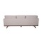 Homeroots 90" X 39" X 34" Light Taupe Polyester Sofa 373984 - alternate 4