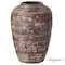 Uniquewise 7ft Textured Vintage Inspired Ceramic Vase Perfect for Displaying Faux Flowers & Branches, Brown QI004791.M - alternate 1