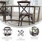 Flash Furniture Advantage Walnut X-Back Chair, PK2 X-BACK-W-2 - alternate 9