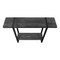 Homeroots 47" Black Wood and Metal Distressed Sled Console Table With Shelf 489742 - alternate 8