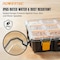 Powertec Small Parts Tool Box 2PK - 10 Compartments, IP65 Water, Stackable & Interlocking, Removable, 2PK 72365-P2 - alternate 9