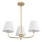 Jonathan Y Pauline 20.5" 3-Light Coastal Contemporary Adjustable Swooping Arm Candle-Style Metal LED Chandelier JYL9556A - alternate 9