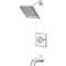Delta Monitor 14, Geist Series Tub and Shower Faucet, Single Function Showerhead, 1.75gpm Showerhead 144864 - alternate 5