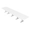 Skutchi Designs 18ft Conference Table W/ Power Unit | 18 Person Modular Arc Rectangle Meeting Table | Harmony Series HAR-AREC-48X216-T-W960-NA - alternate 1