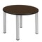 Regency Round Kee Medium Breakroom Table, 36 in W, 36 in L, Neo Walnut TB36RNDNWBPCM - alternate 1
