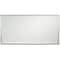 Mooreco Dry Erase Board, Porcelain, 48 in, 96 in, Aluminum Frame, White, Gloss 202AH - alternate 1