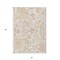 Homeroots 8' X 10' Coral Ivory And Peach Paisley Washable Indoor Outdoor Area Rug 588645 - alternate 8