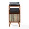 Crosley Asheville Small Record Player Stand With Vinyl Storage CF1150-WA - alternate 1