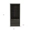 Homeroots 26in Dark Brown Laminate Bar Cabinet With Four Shelves 477750 - alternate 5