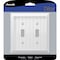 Amerelle Amerelle Cottage White 2 gang Wood Toggle Wall Plate 1 pk 269TTW - alternate 1