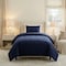 Lavish Home 2PC Velvet Twin Quilt Set & Matching Pillow Sham Medium Weight Ultra Soft Luxury Cotton Velvet 66-004-VN-T - alternate 1