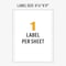 Avery Avery UltraDuty GHS Chemical Labels for Epson ColorWorks C831, 60511, Waterproof, 8-1/2" x 11", PK500 7278260511 - alternate 5