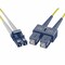 Unc Group Fiber Optic Patch Cable, Lc-Sc, 9 125 Singlemode Duplex, Yellow, 15M FJ9LCSC-15M - alternate 2