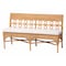 Bali & Pari Oxford Bohemian Light Honey Rattan 2-Piece Dining Nook Bench Set 258-14174-14175-ZORO - alternate 8