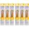 Princeton RealValue Round Brush Set, Camel Bristles, Short Handle Mixed Media Paintbrush, 3-Piece Set, 6PK PR9100 - alternate 1