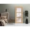 Sartodoors Solid French Door Frosted Glass, Lucia 2552 Oak, Single Regular Panel Frame Trims Handle, Bathroo LUCIA2552ID-DUB-3084 - alternate 5