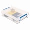 Advantus Super Stacker File and Document Box, Letter Files, 10.5 x 14.5 x 3.38, Translucent White 36873 - alternate 4